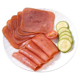 西式火腿片切片三明治专用食材午餐肉早餐披萨烘焙三文治火腿商用
