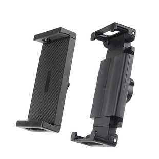 大号平板电脑通用支架双拉弹力夹加厚加高声卡提词器读谱机支架三脚架角架配件iPad10寸12.9寸便携显示屏夹子