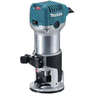 牧田修边机RT0702C多功能木工雕刻电木铣铝塑板开槽电动锣机倒装