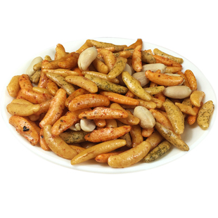 柿种米果大包装600g包邮 日本人气下酒菜零食柿子种生仁零食小吃