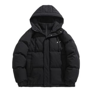 回力棉服男士秋冬季2025新款青少年连帽棉衣男生棉袄冬装加厚外套