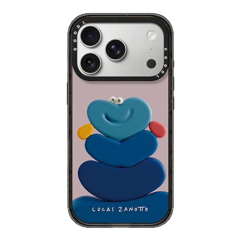CASETiFiY联名Lucas Zanotto童趣彩色橡皮泥笑脸表情适用苹果iPhone16pro/17ProMax15手机壳14精致13华强北女