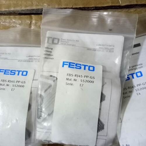 议价全新原装正品 现货费斯托 FESTO 插头 FBS-RJ45-PP-GS 552000
