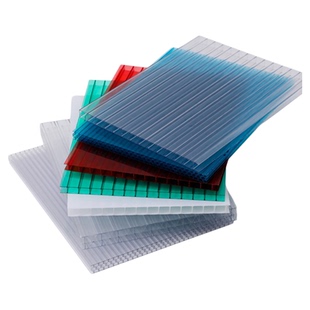 pc蜂窝阳光板聚碳酸酯双层板透明采光雨棚隔断装饰厂家加工定制