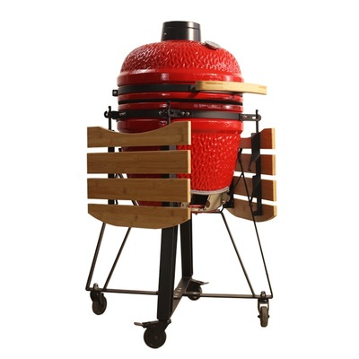 Egg Kamado Grill 2023新款19英寸户外酒店别墅烟熏炉陶瓷烧烤炉