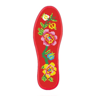 十字绣2026加厚新款鞋垫爆款成人鞋垫男女通用防臭透气吸汗半成品