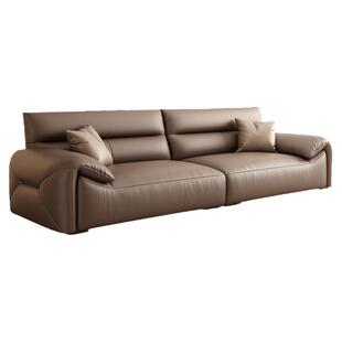 真皮办公室沙发商务接待大厅会客区洽谈办公沙发简约现代茶几组合