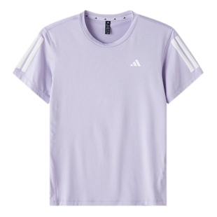 adidas阿迪达斯官方快干运动服半截袖短袖T恤上衣健身服女KU8748