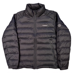 2025冬季新款立领轻薄排骨羽绒服男修身三防保暖90白鸭绒外套上衣