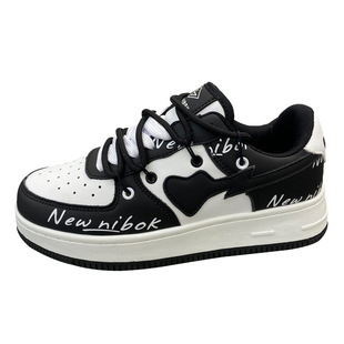 红色鞋子男鞋潮夏季增高板鞋男款 新款透气美式休闲运动鞋女情侣