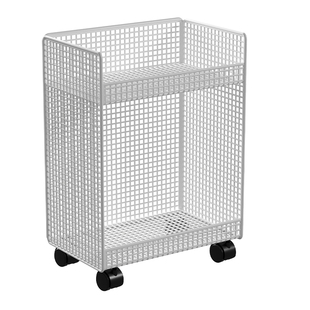 桌下书包置物架带轮可移动多层小推车学生放书本分层收纳落地书架