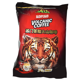 可比可佛洛雷斯火山咖啡火船爪哇三合一拿铁速溶丝滑提神条装学生