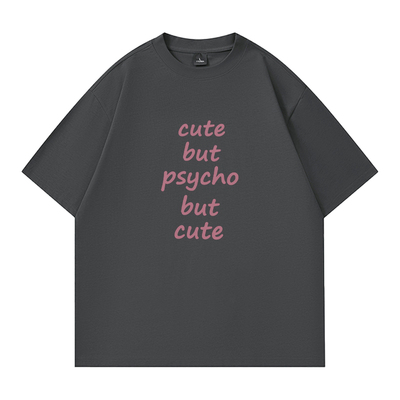 纯棉慵懒情侣短袖T恤潮流