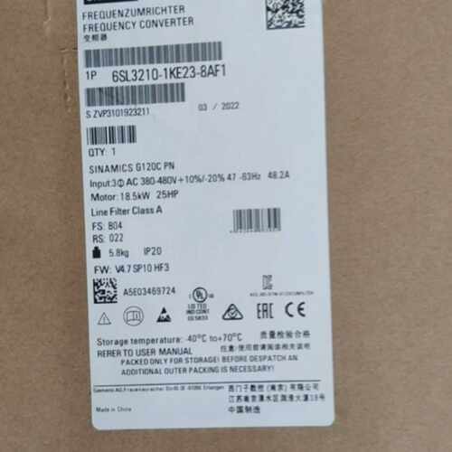 议价6SL3210-1KE23-8AF1西门子内置滤波器通用变频器6SL32101KE23