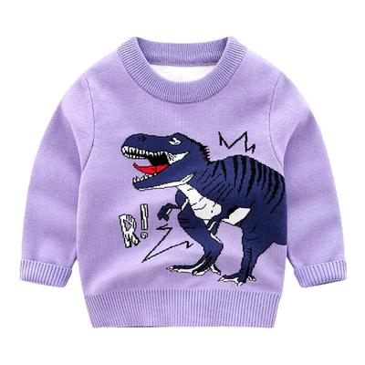 童装休闲风卡通套头衫儿童毛衣