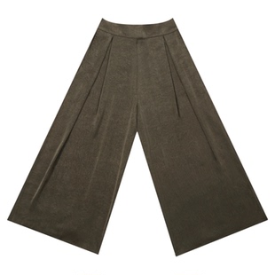 谜阿凰【丝慕阔腿大码宋裤】原创汉服下装气质宽松休闲长裤夏季女