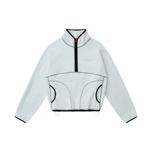 【COMMXN COMMXN】hug 2025冬新度假系列云感半拉链抓绒卫衣外套