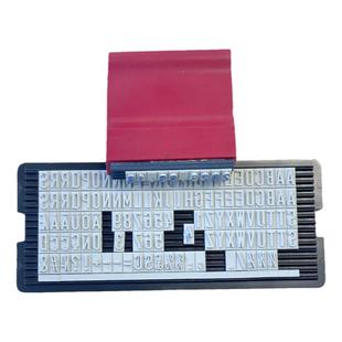 生产日期保质期小号卓达活字组合字母数字年月日可调手账印章diy