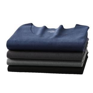 【清仓价】恒源祥男士背心保暖无痕马甲打底衫黑色运动健身汗衫