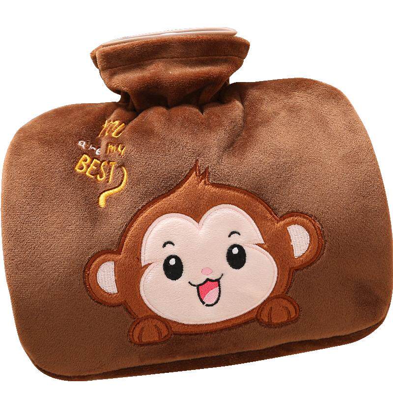 热水袋注水暖水袋灌水大小号暖宝暖手宝敷肚子毛绒可爱卡通女学生