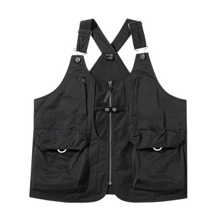 outdoor products工装马甲男年春夏多口袋户外防泼水梭织工装背心