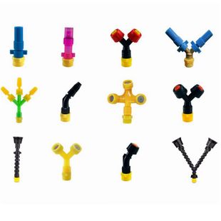 塑料喷雾喷头工地围挡降尘四4分除尘防尘喷淋雾化Y型喷灌雾培气培