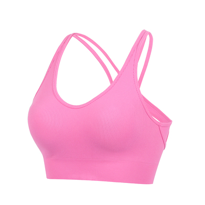 ANNERUN螺纹防震美背文胸