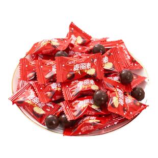 金冠麦丽素巧克力夹心豆结婚喜糖果散装年货解馋零食(代可可脂)