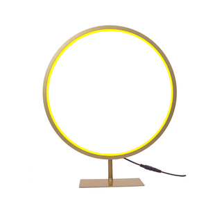 佛光圈佛龛装饰LED圆环佛背景灯USB金黄光带背板佛堂背后佛光圈