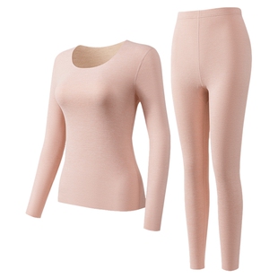 【李沁同款】七色纺保暖内衣女秋衣秋裤套装女士冬季贴身2025新款