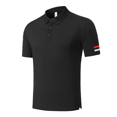 撸铁狼运动潮男polo衫短袖t恤翻领健身衣服教练工服定制速干