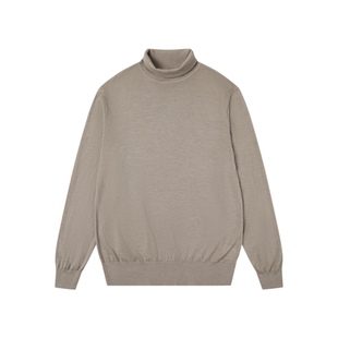 2色真丝羊绒毛衣｜轻奢康赛妮高线打底针织衫男亲肤保暖高级送礼