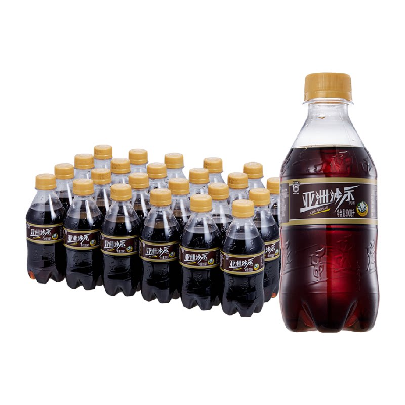 ASIA/亚洲汽水碳酸饮料整箱小瓶装300ml*24瓶便携囤货消暑解渴