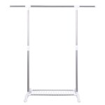 晾衣架落地室内伸缩挂衣架卧室家用阳台小型可折叠移动晒衣杆简易