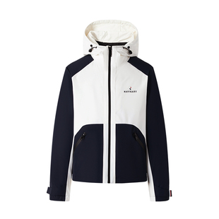 【三防】Navigare意大利小帆船羽绒服女厚款连帽外套白鸭绒防寒服