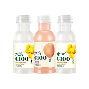 农夫山泉水溶C100饮料250ml*12瓶柠檬西柚复合果汁小瓶装好喝柚汁
