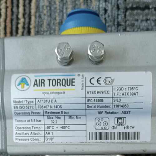 议价原装正品AIR TORQUE气动执行器 AT101U D A，阀门AT101UDA。