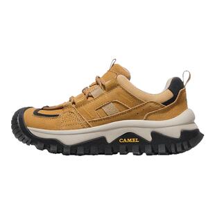 骆驼女鞋2025秋季新款户外运动鞋女款厚底老爹鞋户外徒步登山鞋