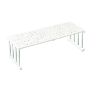 窗台收纳分层隔板厨房窗户免钉置物架浴室分层隔层架阳台伸缩整理