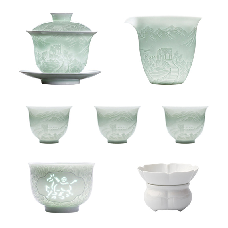 景德镇茶具套装高档礼盒装送礼品