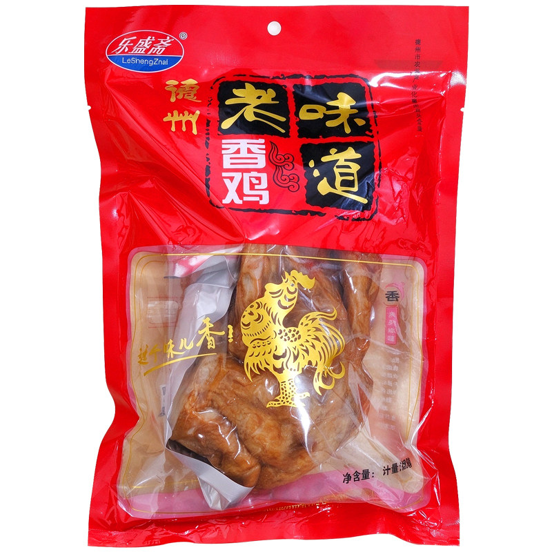 乐盛斋五香扒鸡800g真空手撕烧鸡