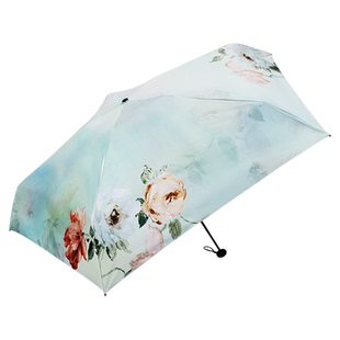 宏达太阳伞超轻防晒伞超小五折伞小巧便携防紫外线遮阳伞晴雨两用