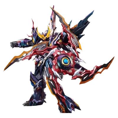 机甲模型拼装手办HG模型玩具甲斐之虎吕布朱雀青龙手办盲盒七剑