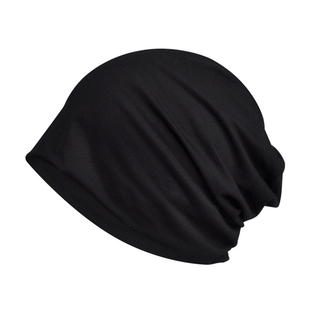 堆堆帽男女薄款封顶棉质套头帽夏季百搭透气包头帽睡帽空调月子帽