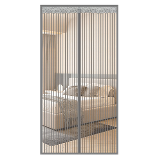 夏天防蚊门帘磁性魔术贴卧室纱门纱窗家用免打孔自吸磁铁蚊帐自粘