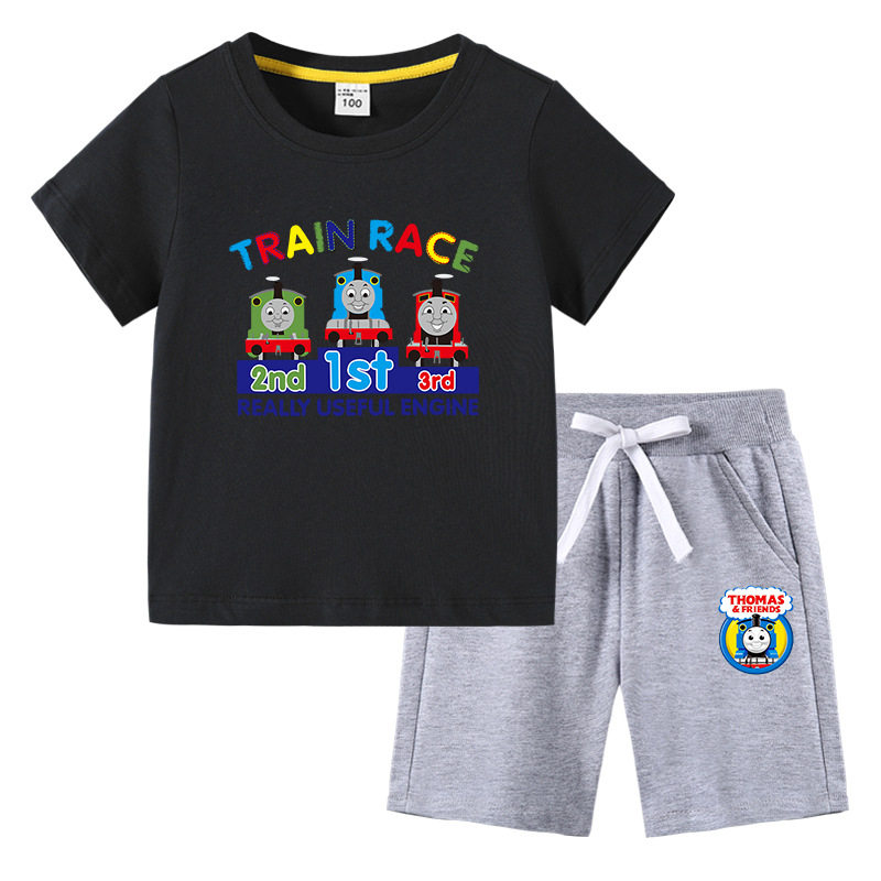 夏季男童纯棉t恤洋气半袖衣服