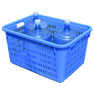 周转筐加厚长方形塑料框筐菜筐大码箩筐收纳筐配送塑胶快递物流筐