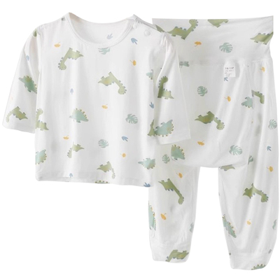 宝宝套装夏季薄款莫代尔家居服