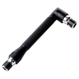 双头迷你L扳手批头加长杆螺丝刀延长杆自锁批头连接杆套筒转接头