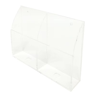 电视空调遥控器防尘收纳盒亚克力遥控器透明盒手机充电挂墙壁挂盒